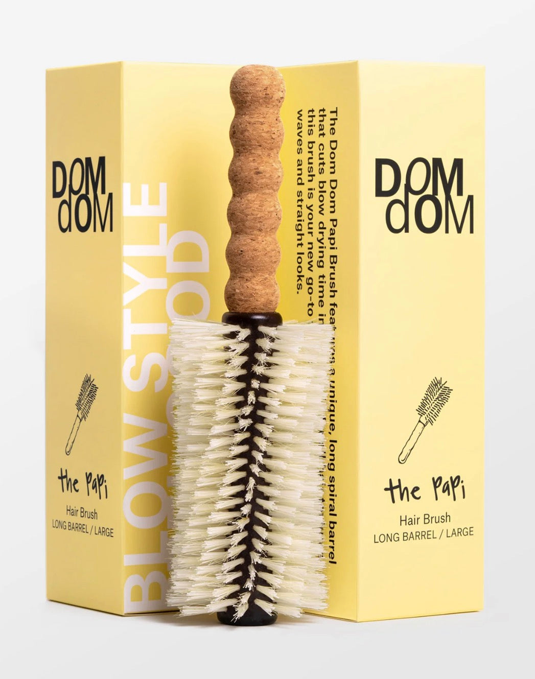 Dom Dom The Big Papi Long Barrel Boar / Nylon Brush