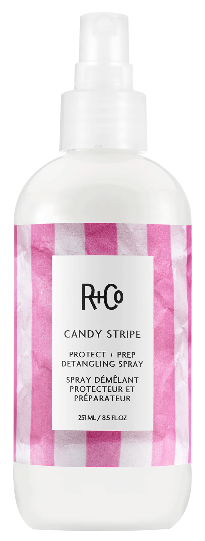 R+Co CANDY STRIPE
PROTECT + PREP DETANGLING SPRAY