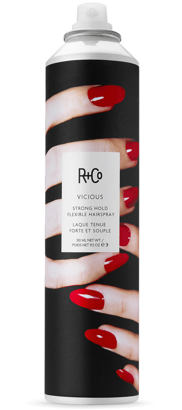 R+Co VICIOUS
STRONG HOLD FLEXIBLE HAIRSPRAY